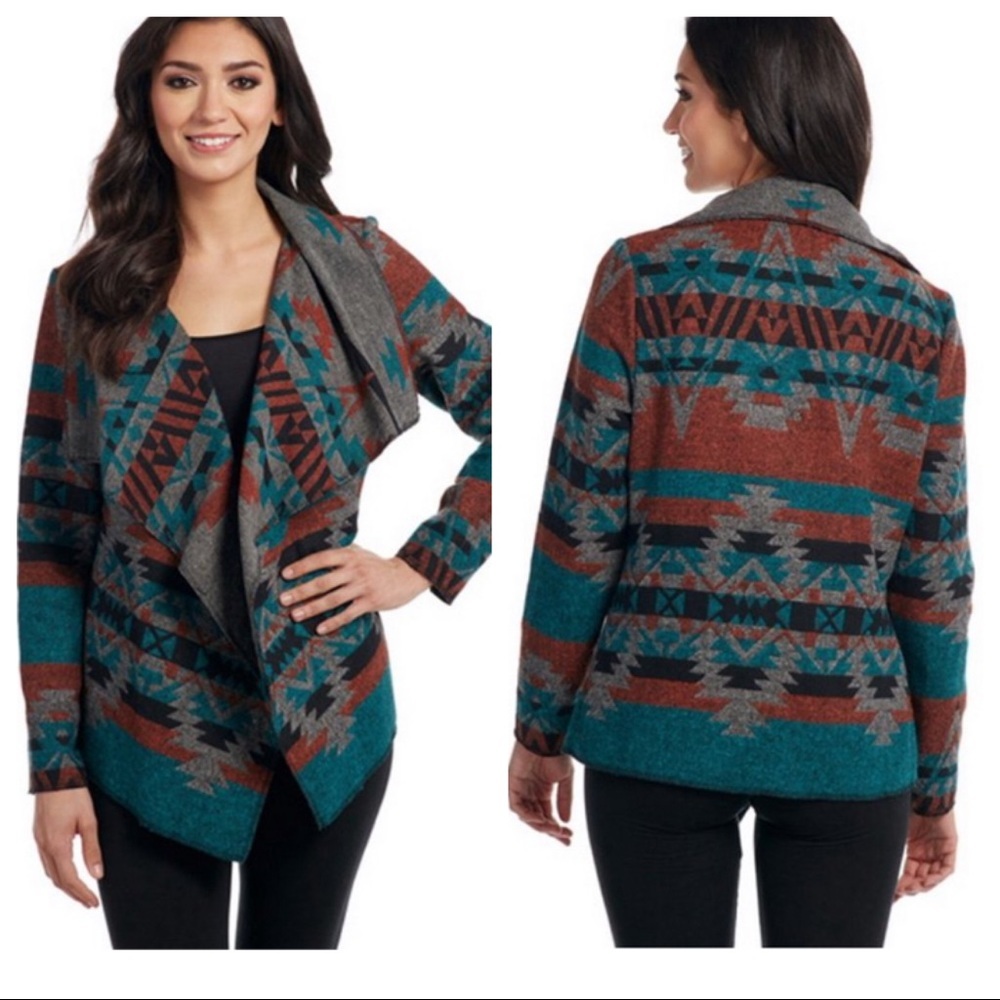 NEw! Cripple Creek Western Jacket Blanket Wrap Southwest